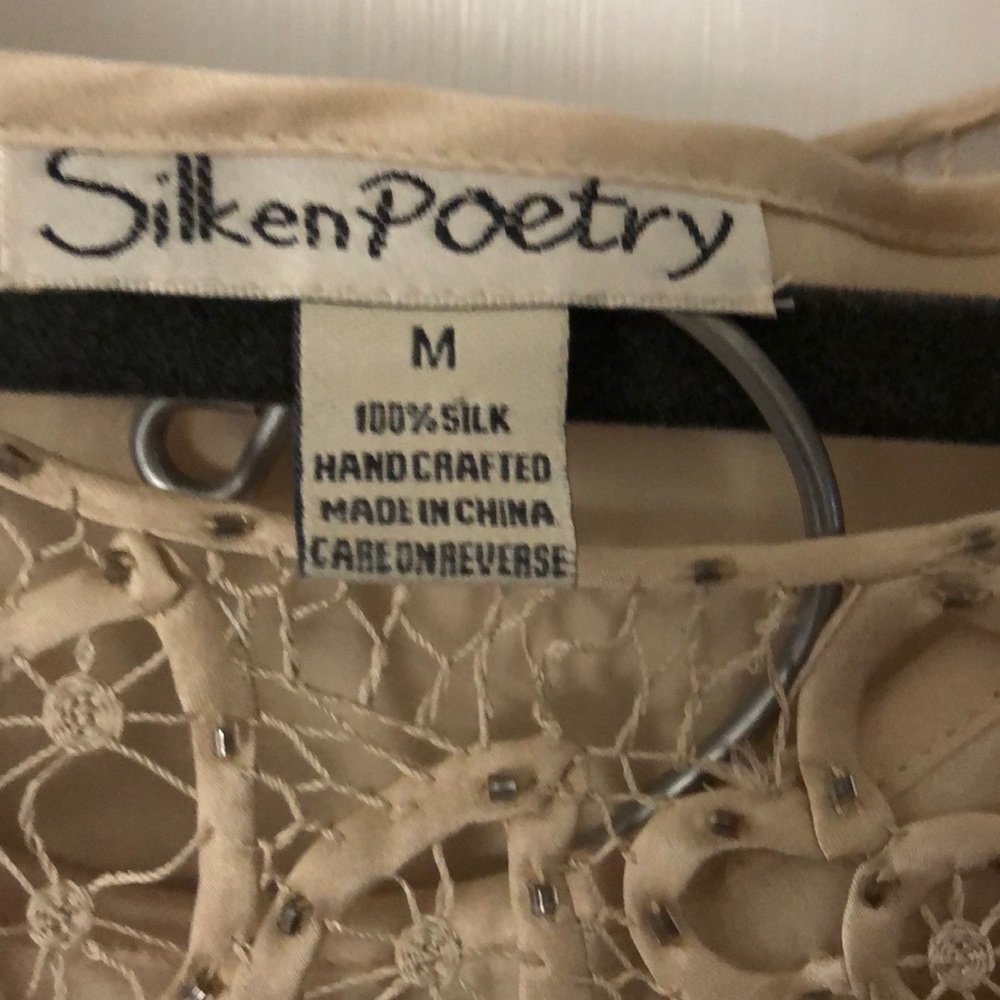 2 pc Beaded Lace Top and Maxi Length Skirt - Picture 4 of 4